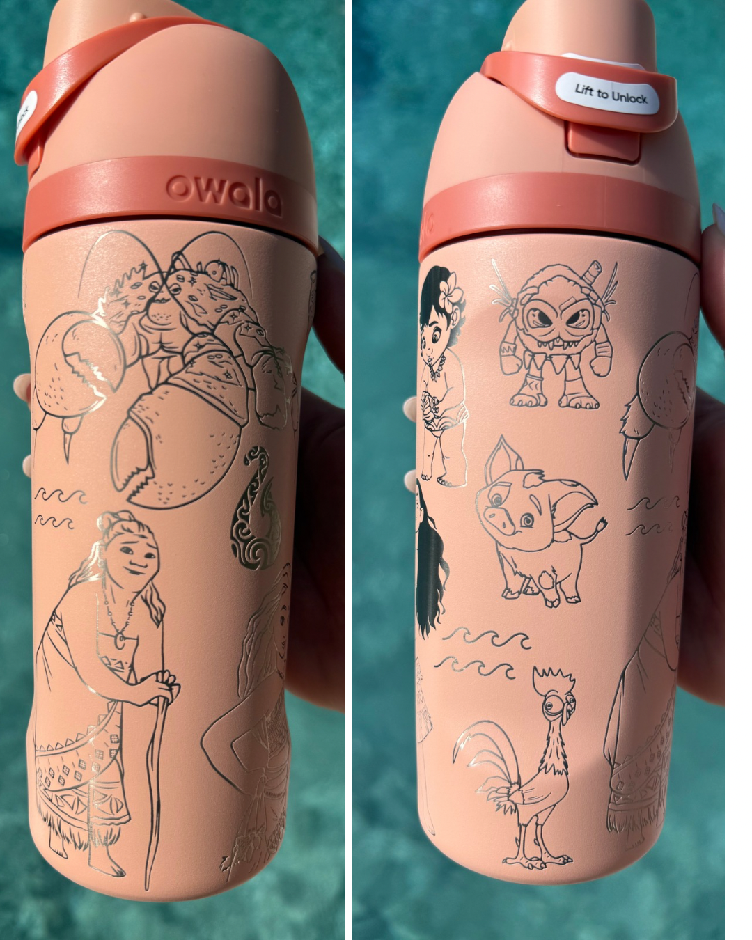 Sea Warrior Princess Engraved Owala Free Sip 16oz