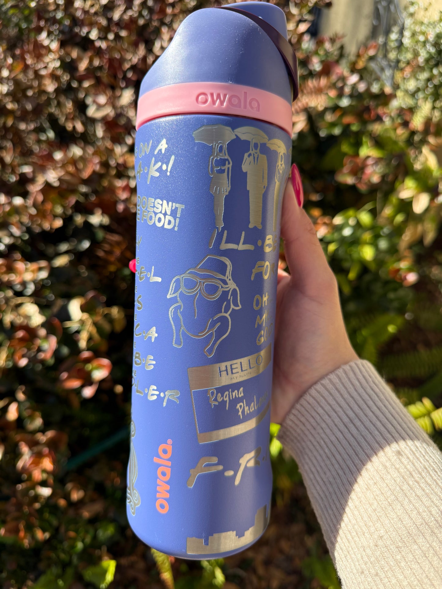 Friends Tv Show Owala Engraved Free Sip