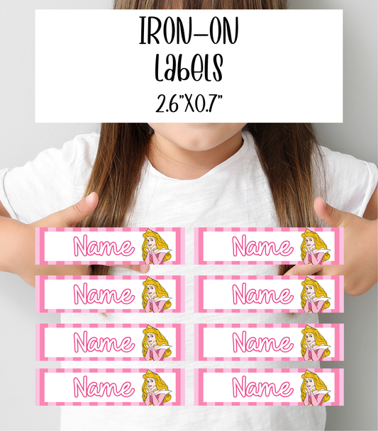 Iron-On Disney Clothing Labels, Pack of 8