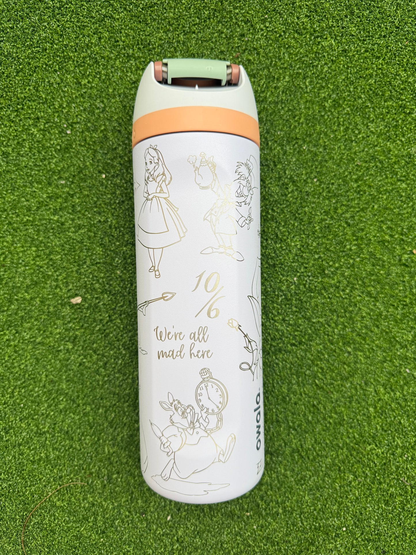 Alice In Wonderland Owala Engraved Free Sip, 24oz