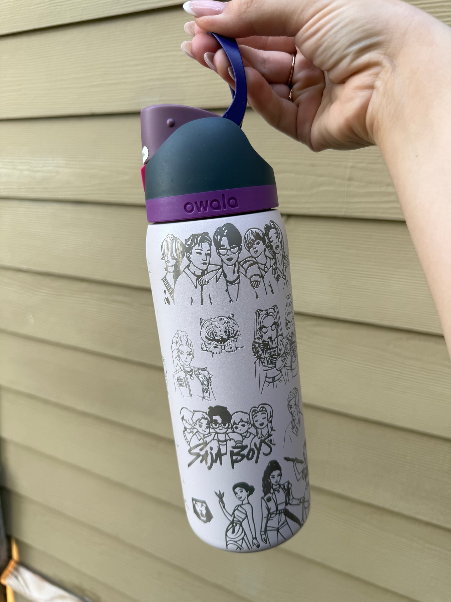 Demon Hunters Engraved Owala Free Sip Kpop