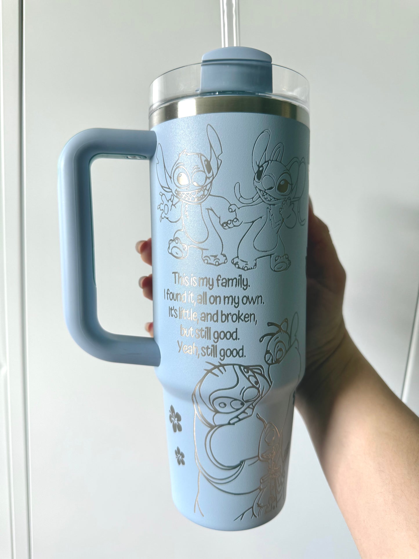Cute Alien Engraved Stanley Tumbler, 30oz