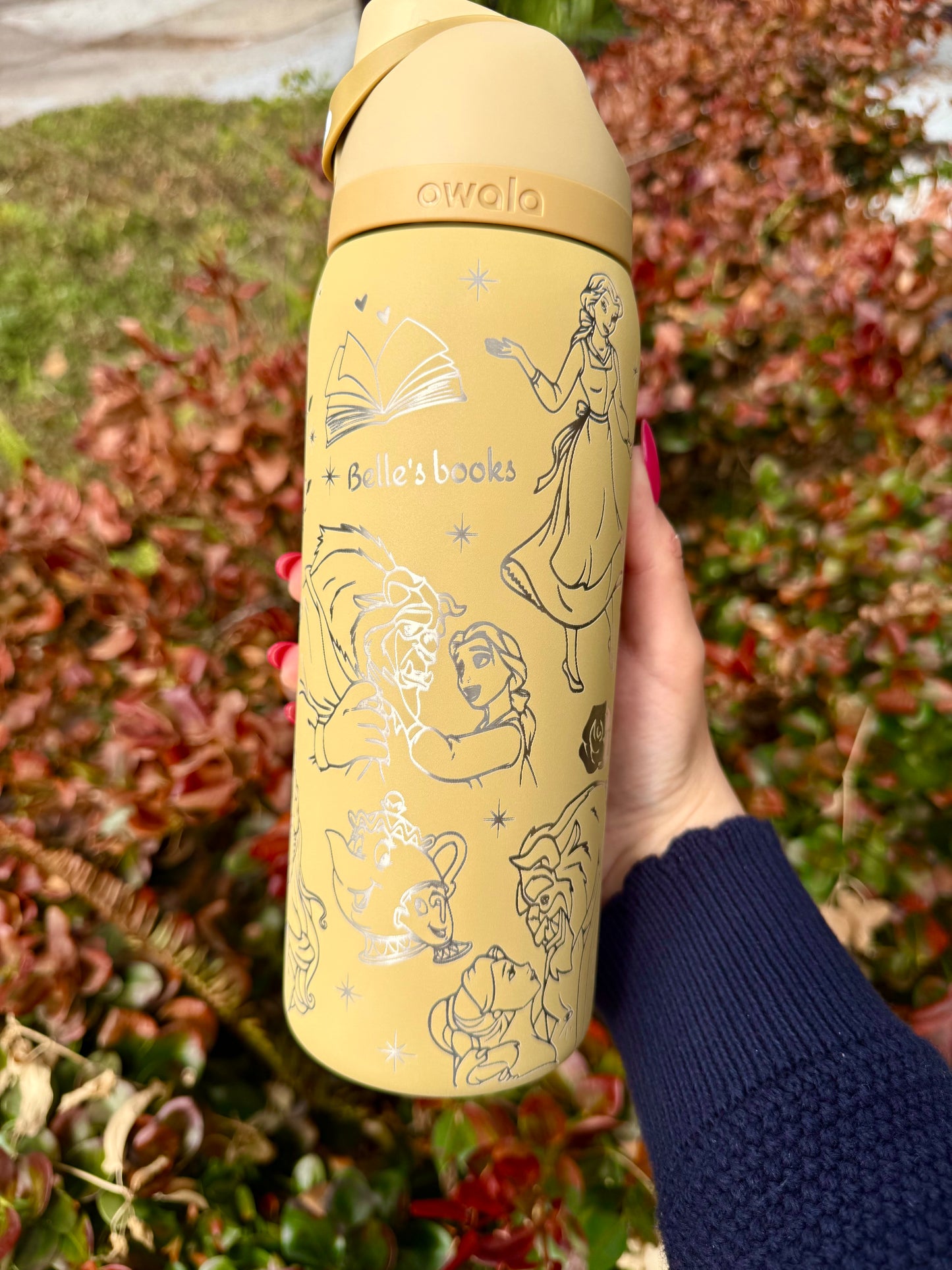 Disney Belle Owala FreeSip 32oz Beauty and the Beast, Autumn Vista