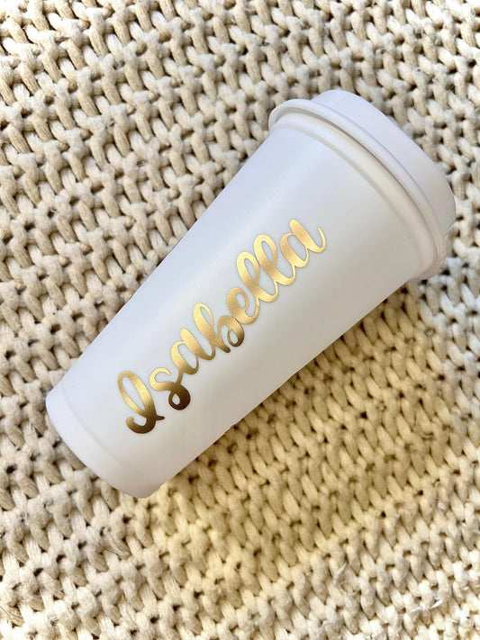 Fall Pumpkin Spice Coffee Cup Reusable Giftable Starbucks Hot Cup, ADD YOUR NAME