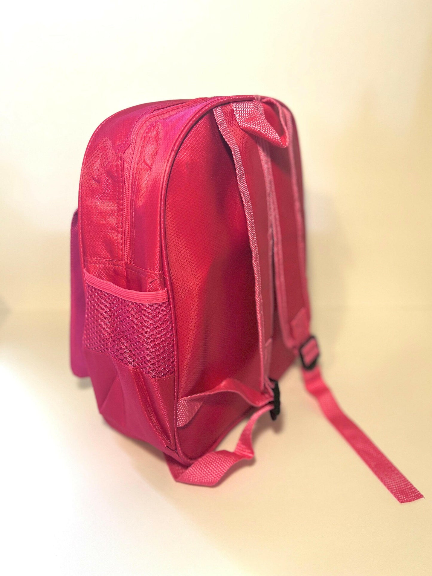 Kids Personalized Pink Backpack Inside Out Movie, Custom with Glitter Name, for Toddlers and Girls Birthday Gifts or Back to School