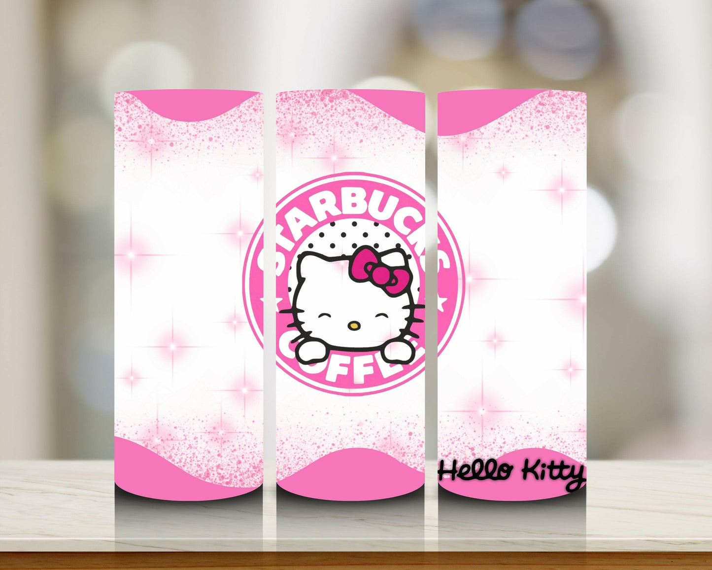 Kitty Inspired Personalized 20oz Starbucks Stainless Steel w/ Straw perfect gift for her