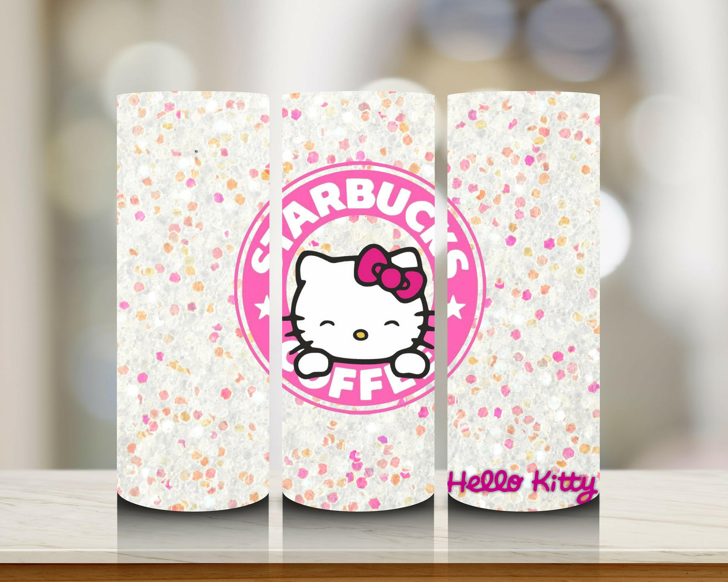 Kitty Inspired Personalized 20oz Starbucks Stainless Steel w/ Straw perfect gift for her