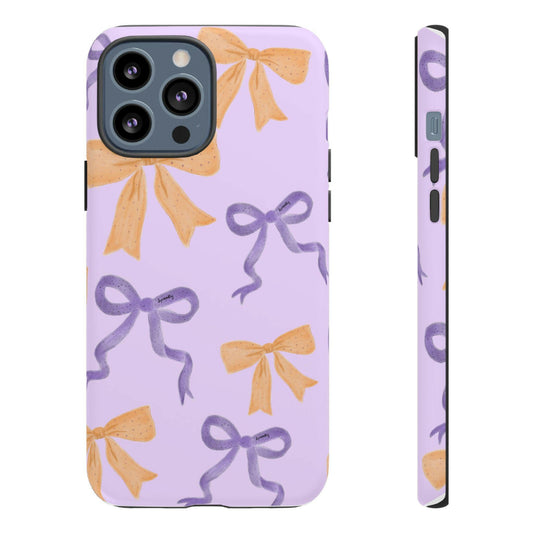 Spooky Coquette iPhone Case for Halloween (13/14/15 All variations), Matte Finish perfect Cute Halloween gift