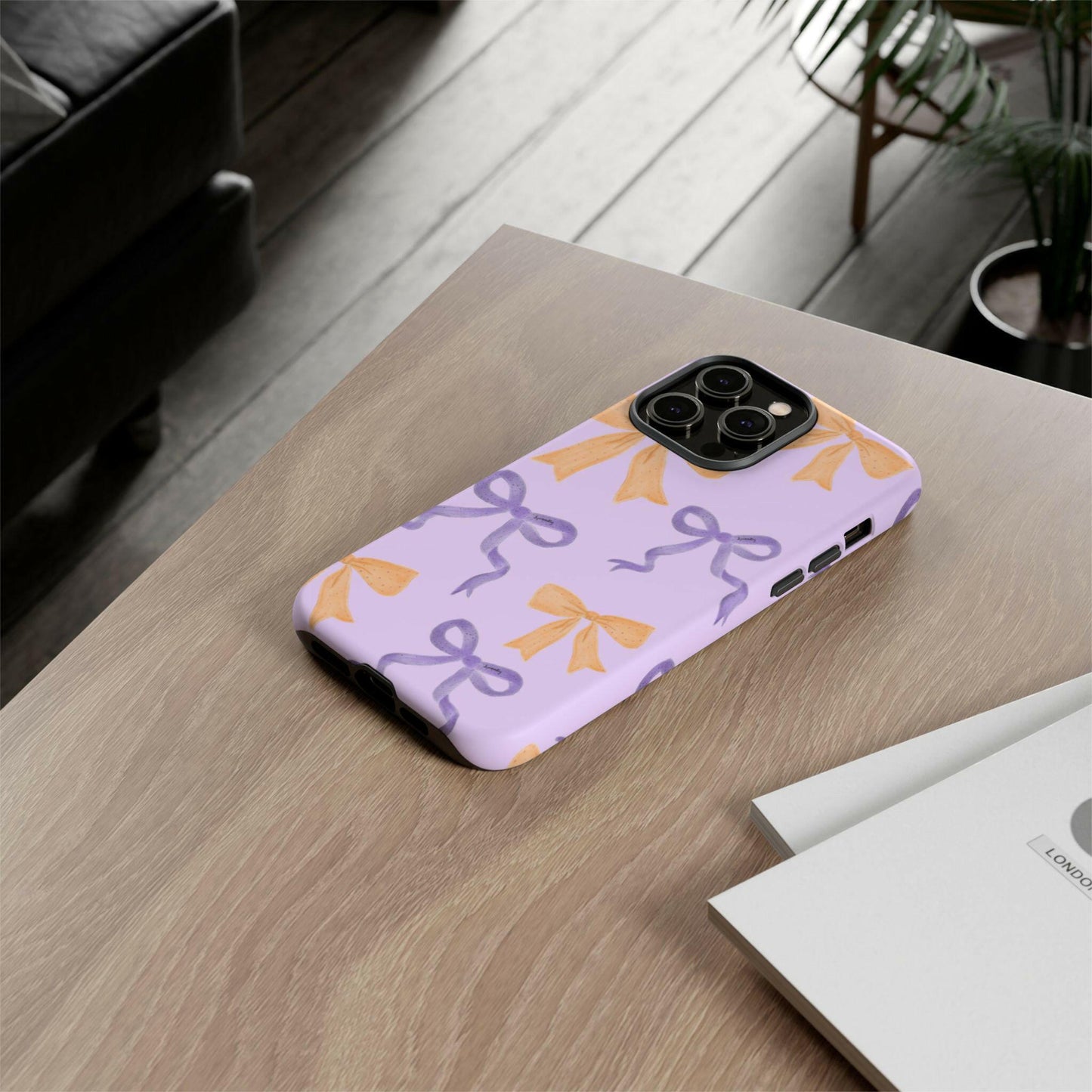Spooky Coquette iPhone Case for Halloween (13/14/15 All variations), Matte Finish perfect Cute Halloween gift