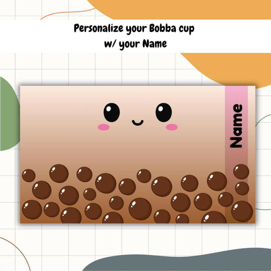 Kids Cup Bobba Tea Inspired 12oz Stainless Steel Flip Top Custom with NAME, Cute perfect Gift for Toddler Kids BPA free