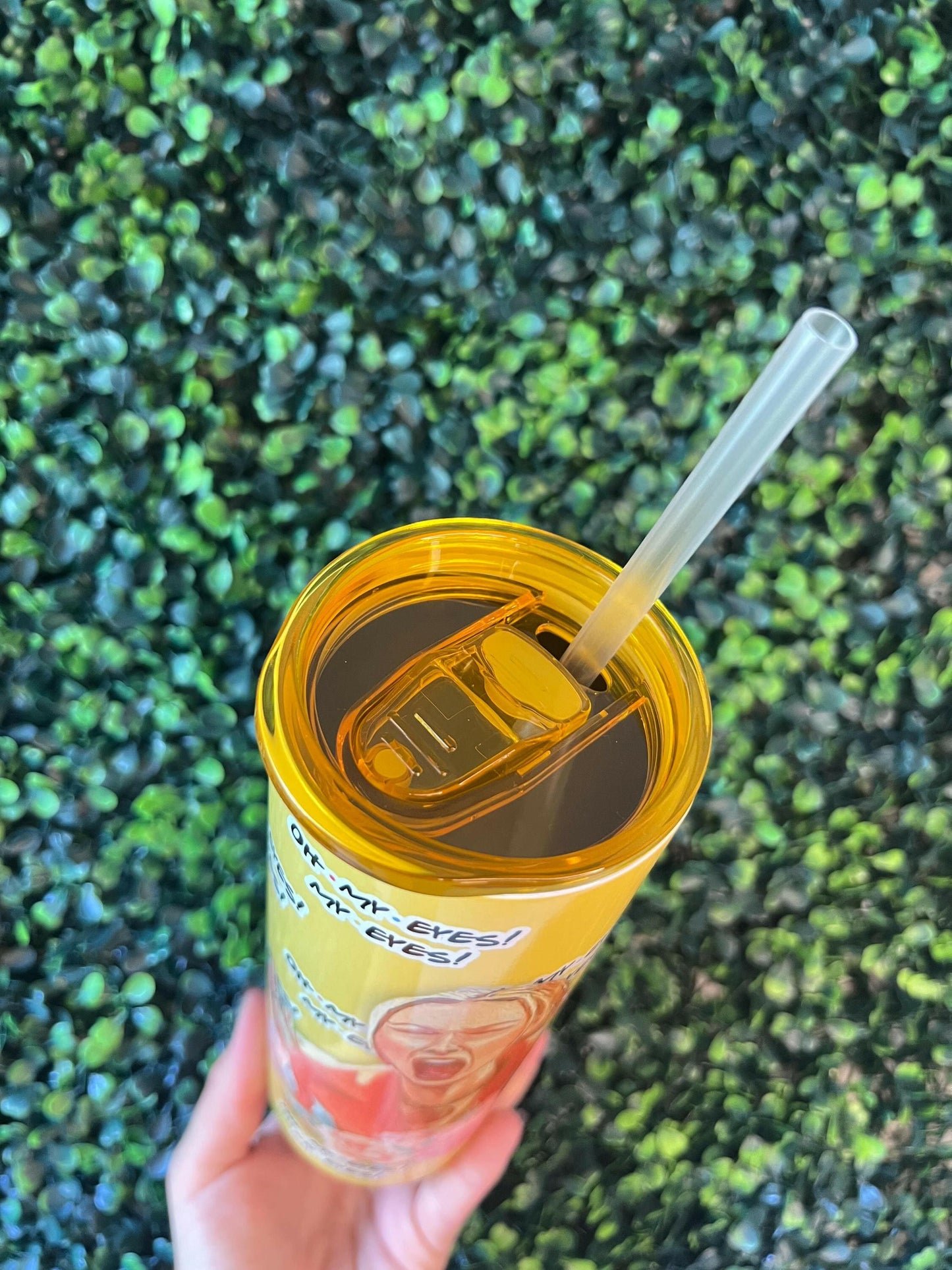 Friends Phoebe Cup, 20oz Funny Tumbler with Yellow lid, Gift for Friends fan, Joey Chandler Rachel Ross Monica Phoebe Buffay