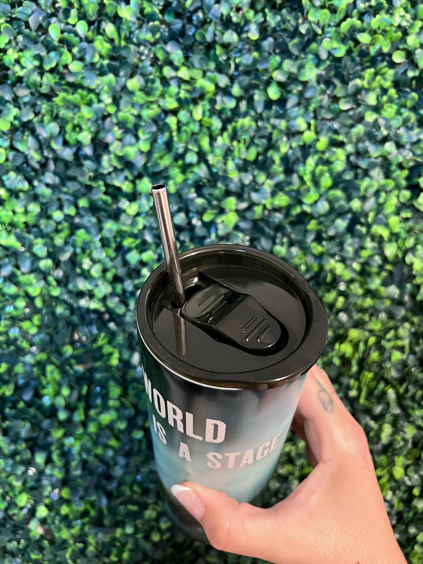Joker Glow in the Dark Cup 20oz Folie Joker Harley Tumbler Coffee Cup Insulated Travel Mug, Villain gift