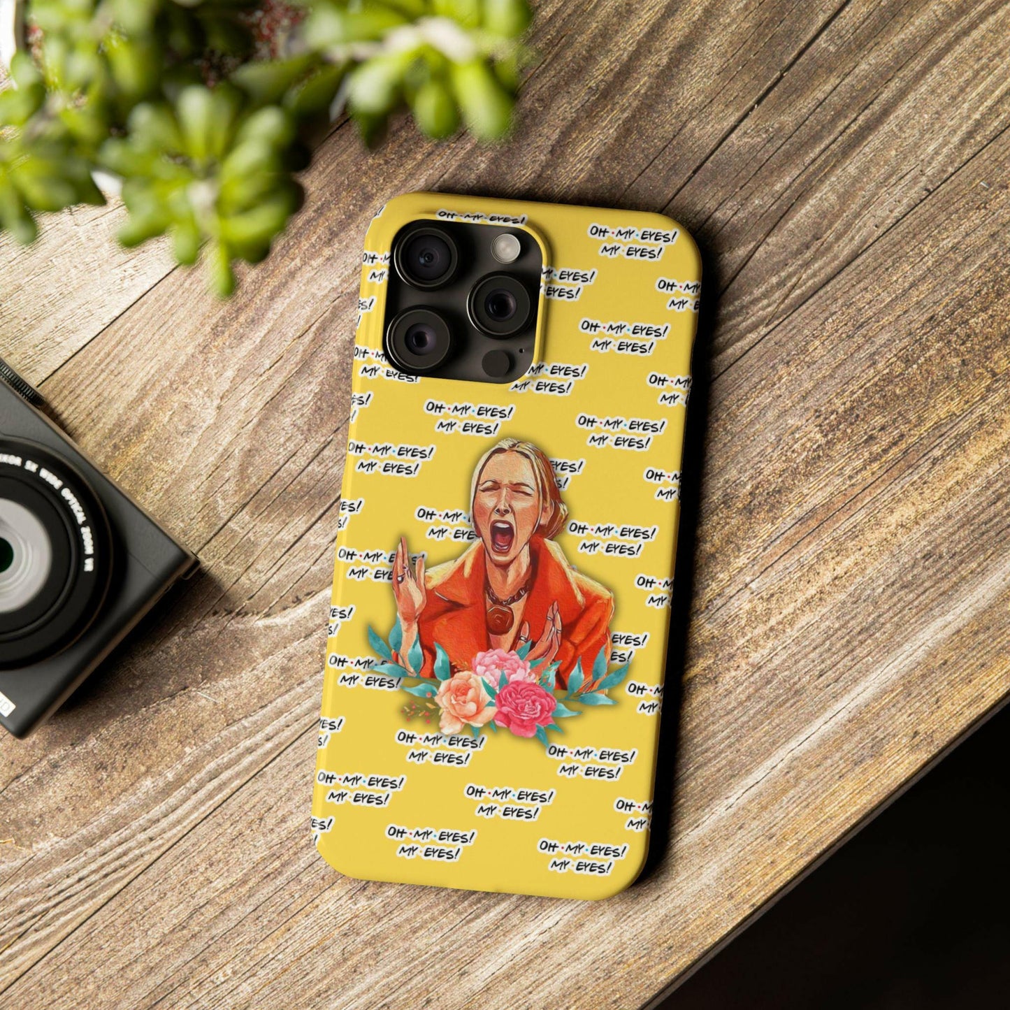 Funny Phone Case Funny "Oh My Eyes" Phoebe Phone Case – Exclusive Friends Design, Available for Multiple iPhone Sizes