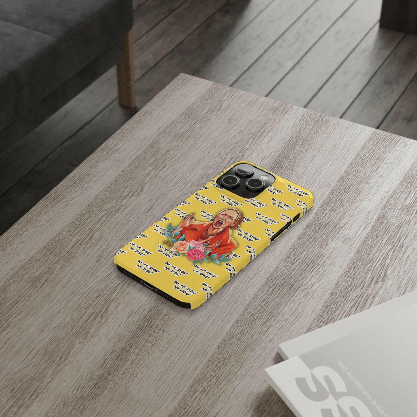 Funny Phone Case Funny "Oh My Eyes" Phoebe Phone Case – Exclusive Friends Design, Available for Multiple iPhone Sizes