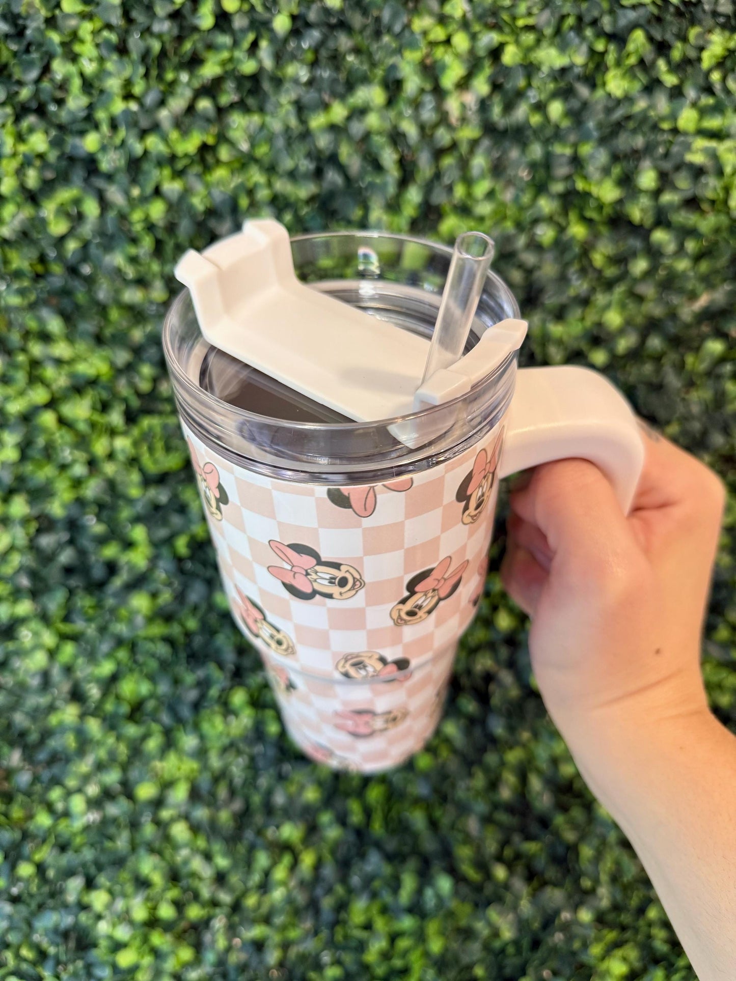 Kids Tumbler 20oz Cup with Handle, Mouse Kids Water Bottle, Neutral for kids, perfect Birthday Gift
