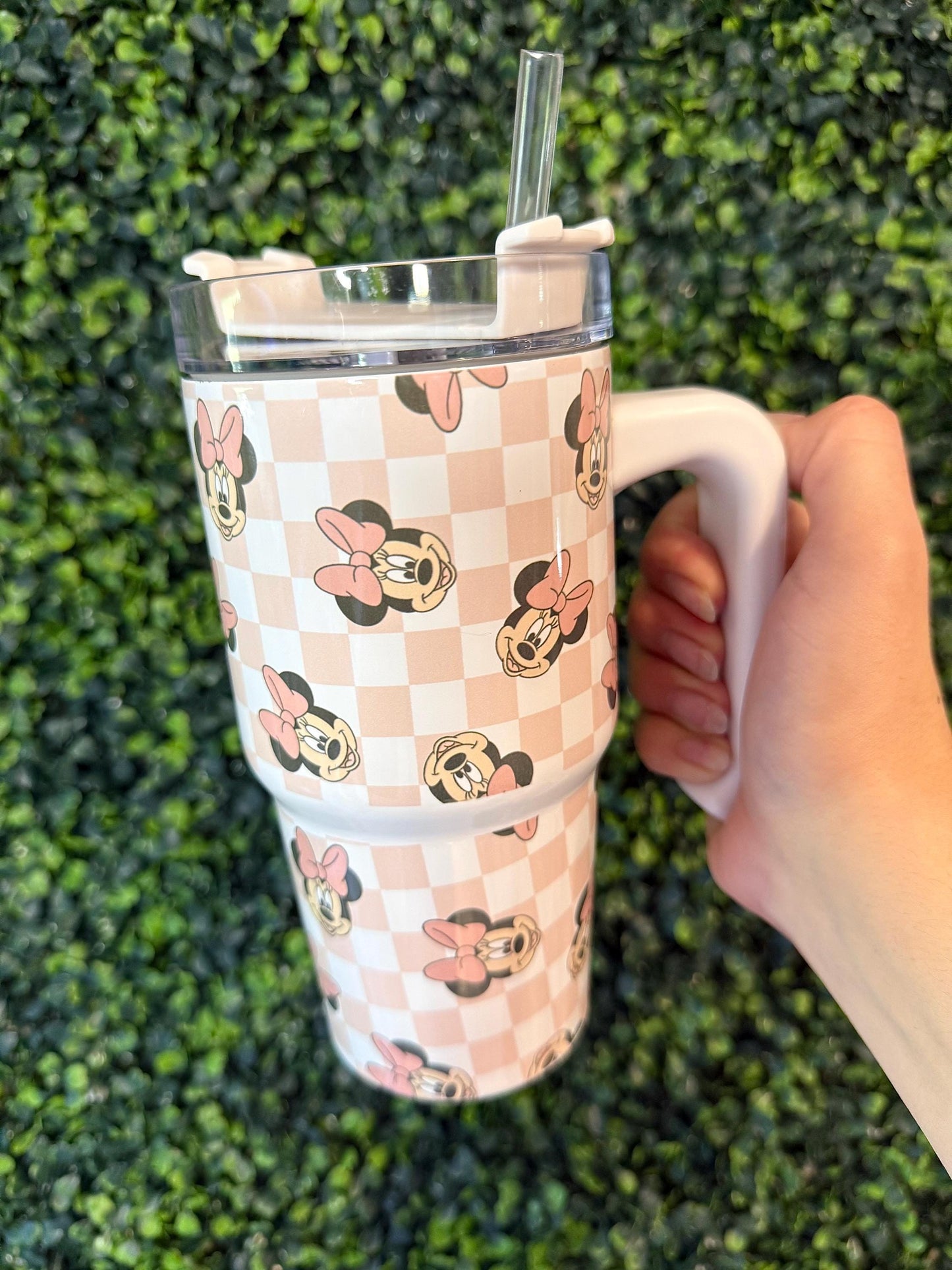 Kids Tumbler 20oz Cup with Handle, Mouse Kids Water Bottle, Neutral for kids, perfect Birthday Gift
