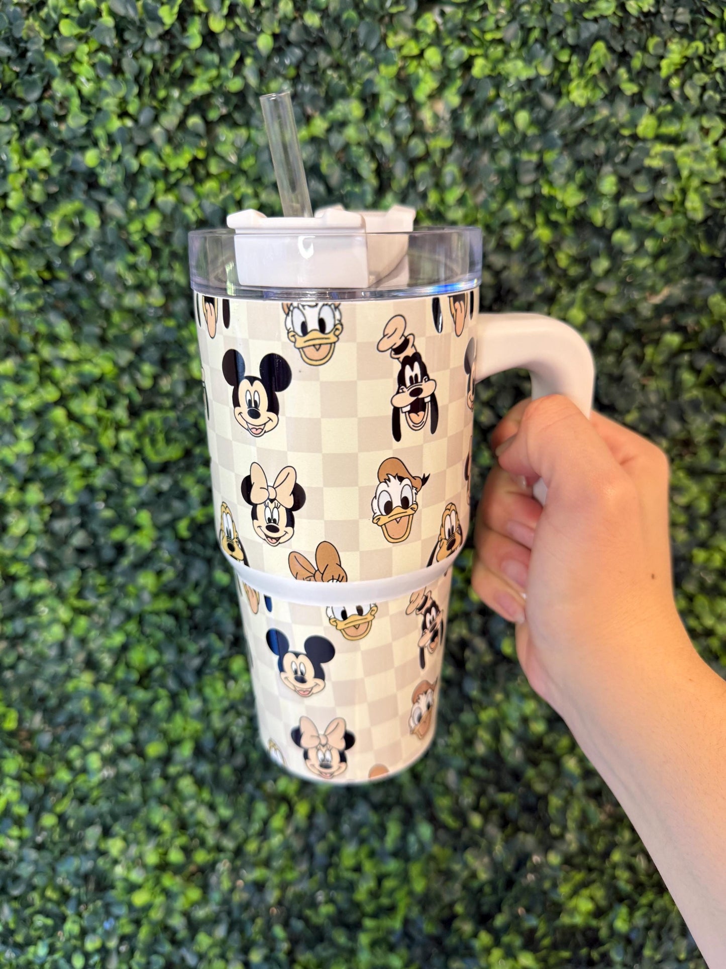 Kids Tumbler 20oz Cup with Handle, Mouse Kids Water Bottle, Neutral for kids, perfect Birthday Gift