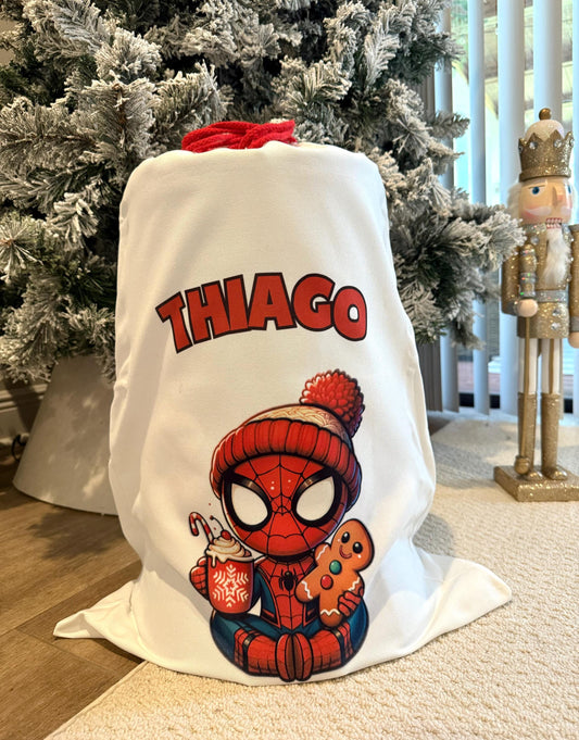 Personalized Gift Bag for Kids, Santa Sack, Christmas custom bags, Custom santa christmas bag, Personalized gift bag for kids