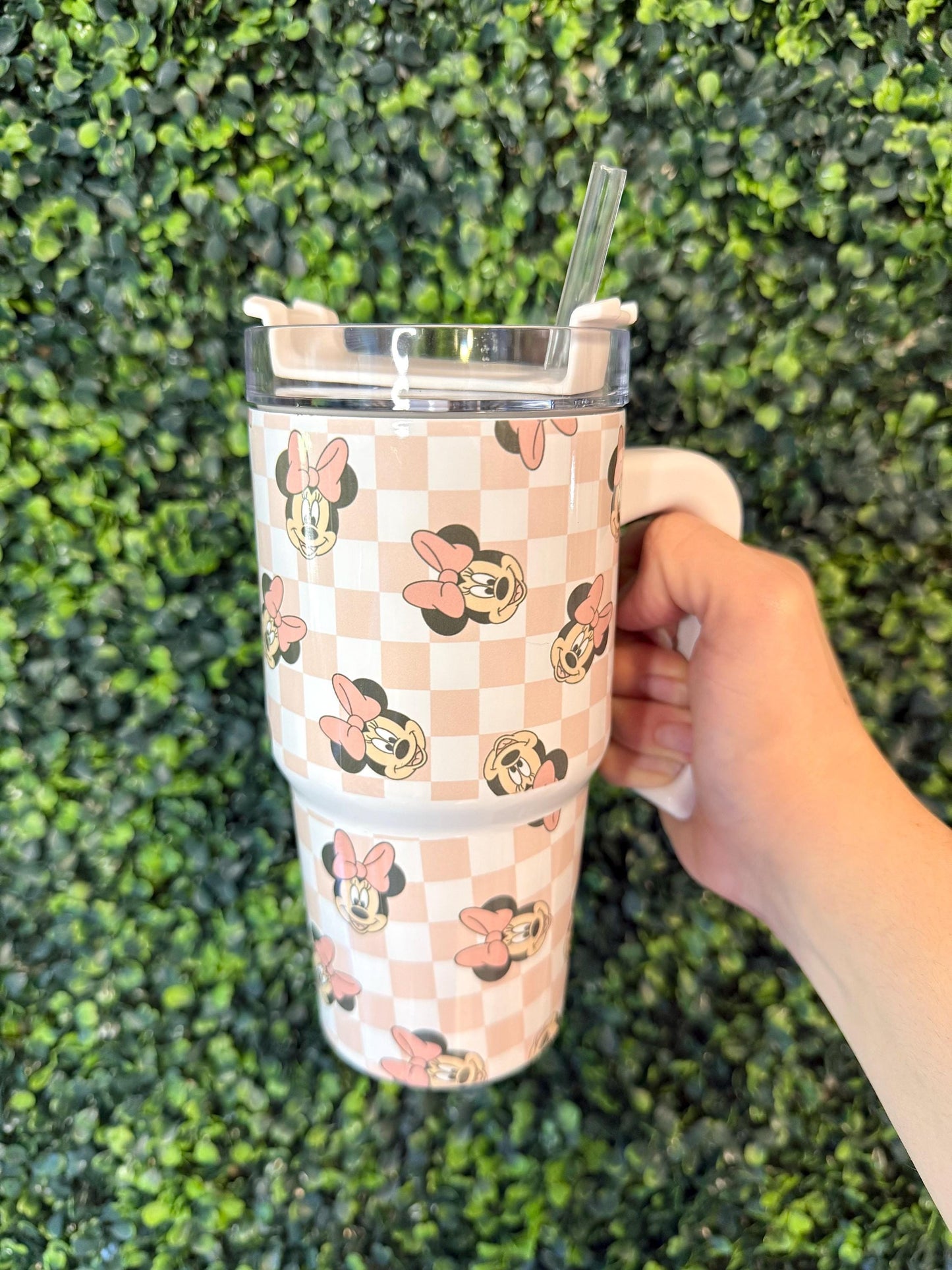 Kids Tumbler 20oz Cup with Handle, Mouse Kids Water Bottle, Neutral for kids, perfect Birthday Gift