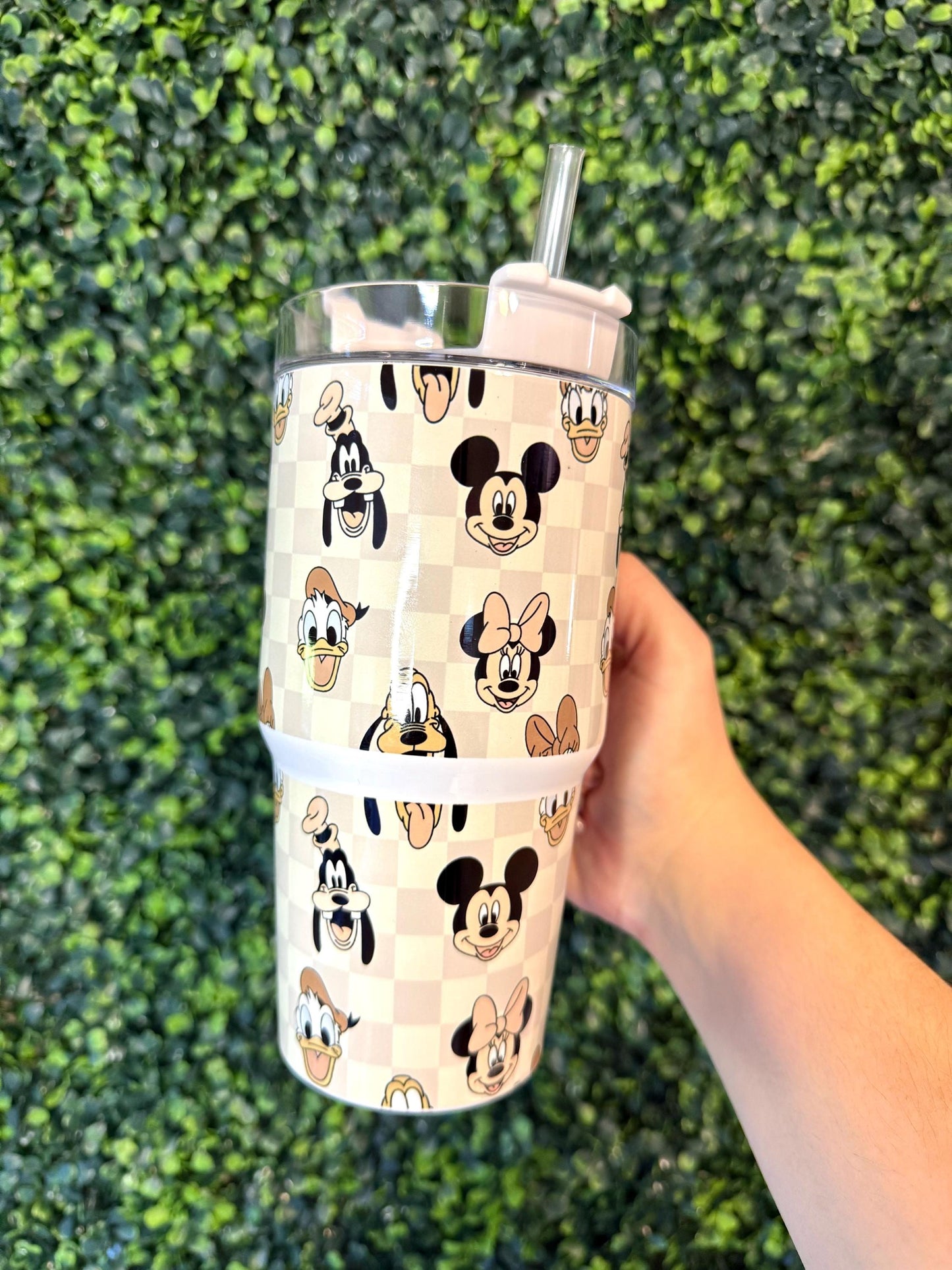 Kids Tumbler 20oz Cup with Handle, Mouse Kids Water Bottle, Neutral for kids, perfect Birthday Gift