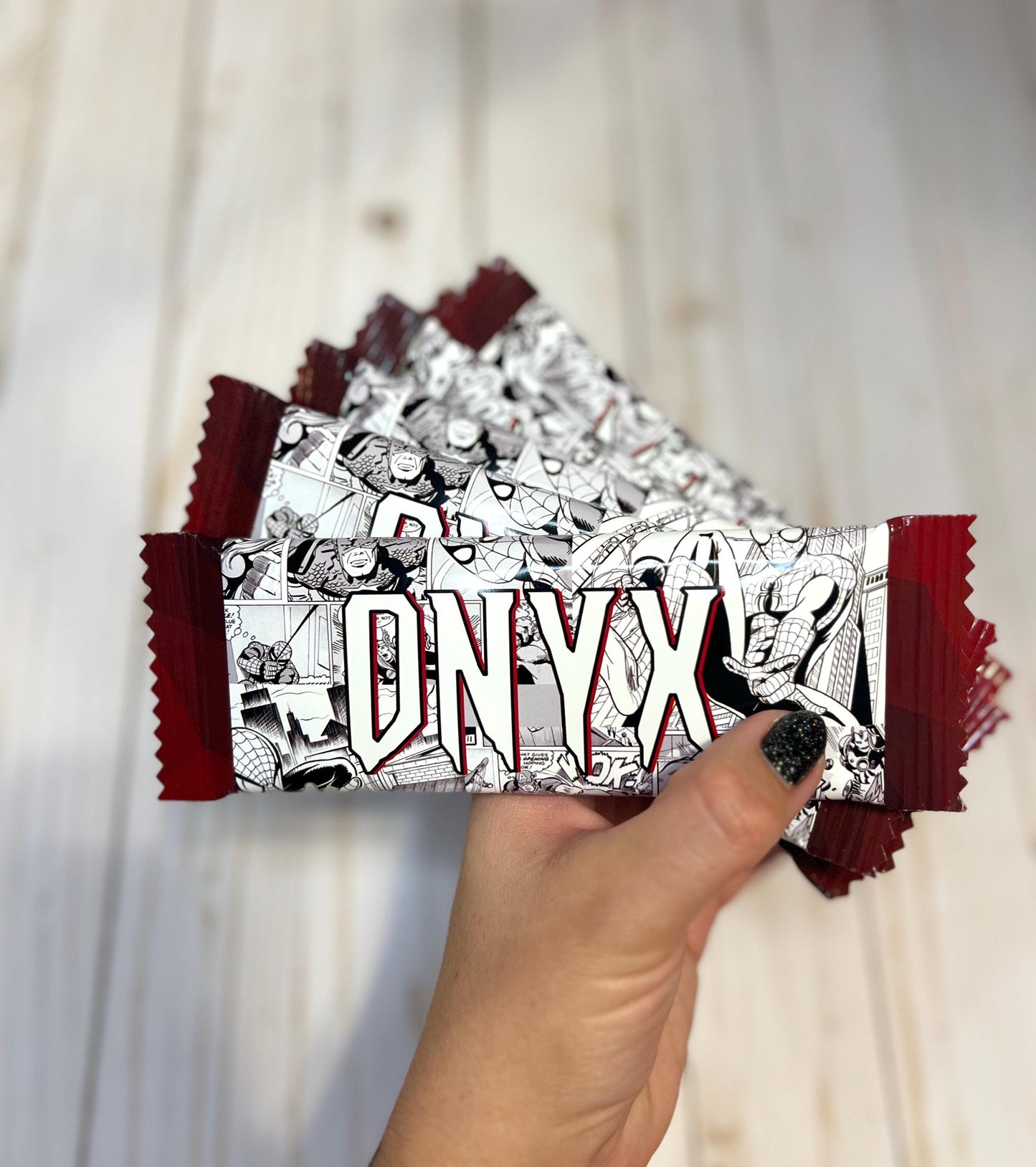 Spiderman Party Favor Bundle of Personalized Chocolate Bars 1.5oz Superhero Party, Tabletop decoration, Custom with Name and Age