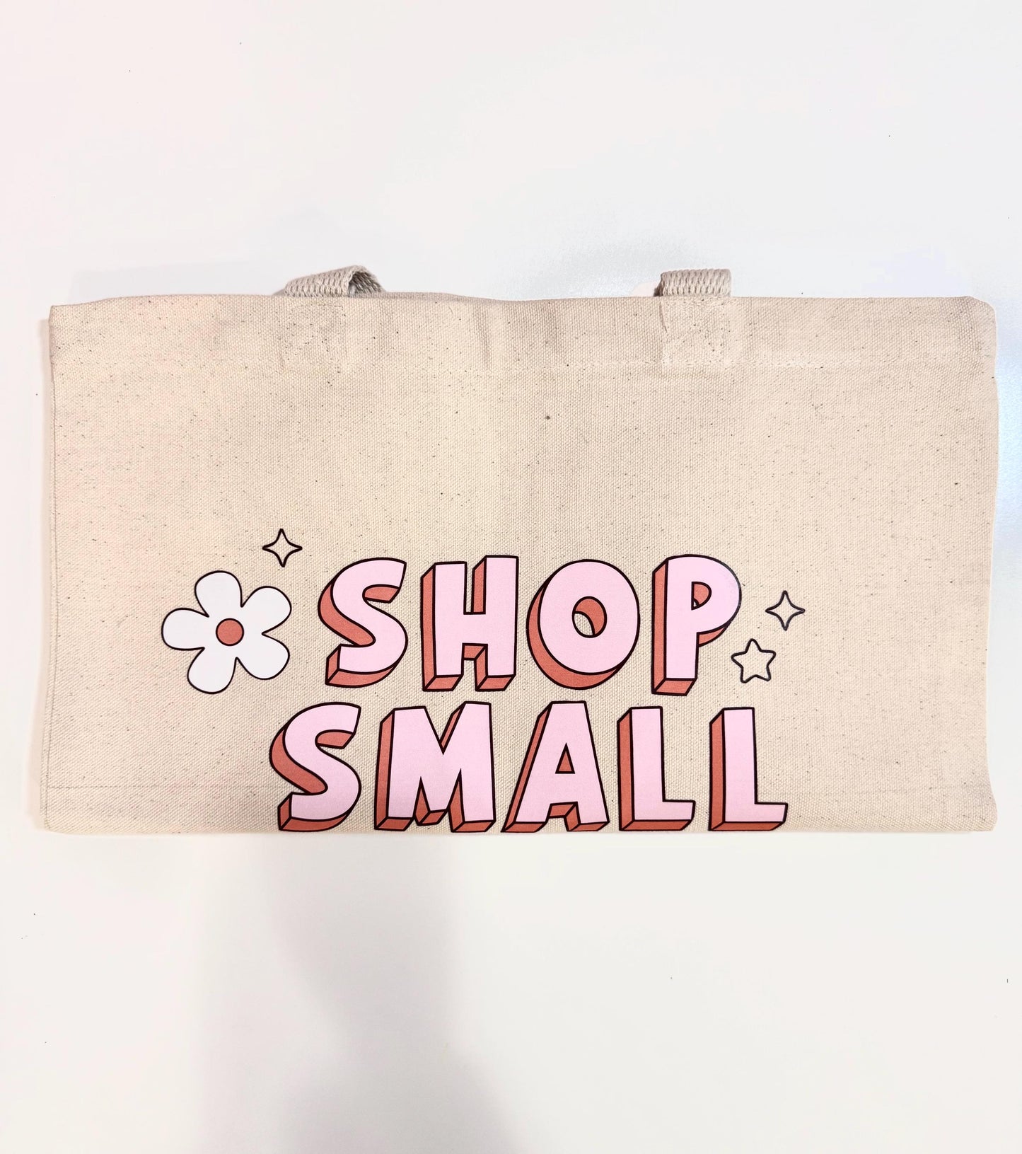 Shop Small Shop Local Tote Gift Spring Tote Shopper Summer Bag Eco Friendly Bag Reusable Grocery Tote Cute Tote Farmers Market Bag