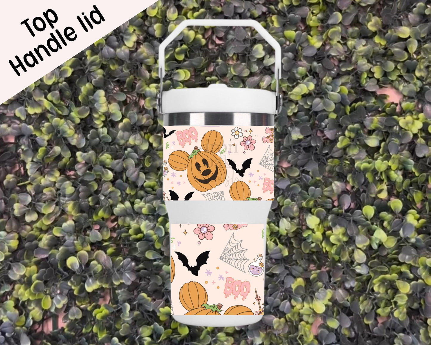 Kids Tumbler 20oz Cup with Handle, Halloween princess, Kids Water Bottle, perfect Birthday Gift, Disney Fall Halloween