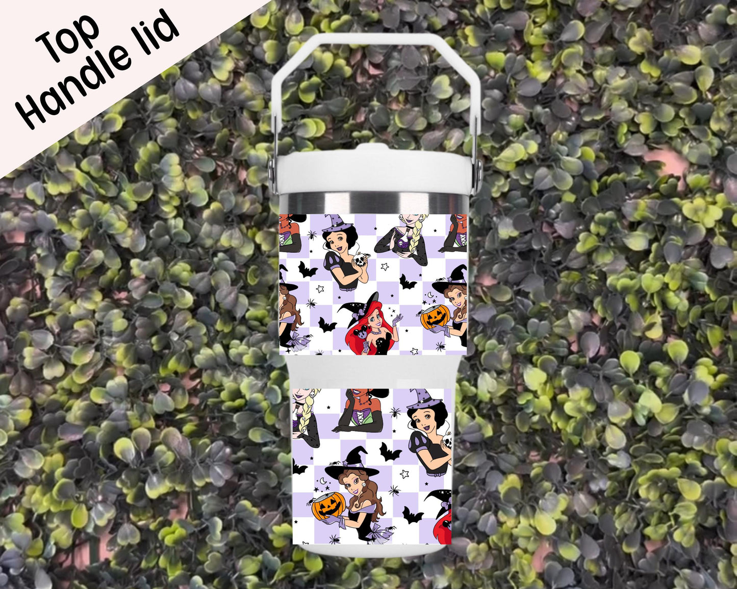 Kids Tumbler 20oz Cup with Handle, Halloween princess, Kids Water Bottle, perfect Birthday Gift, Disney Fall Halloween