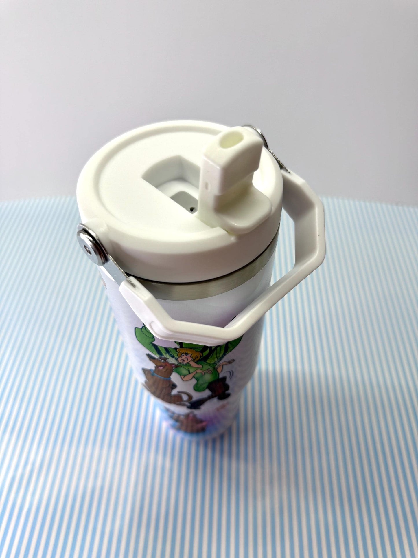 Cartoon Characters 30oz Tumbler, Mystery Dog Gang, Leak proof with Handle, Cartoon gift, 70s and 80s Cartoon