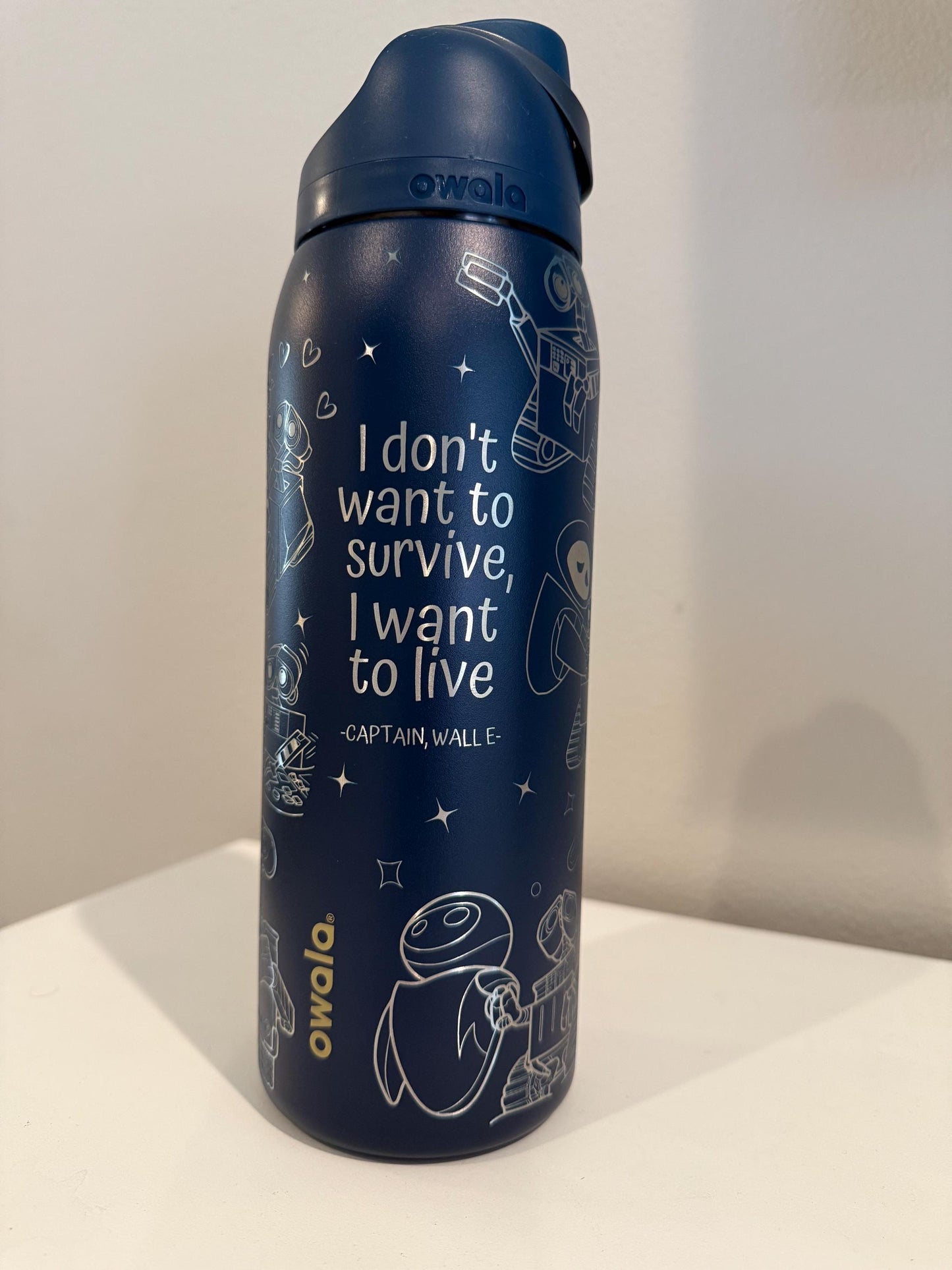 Custom Engraved Owala, Engraving on your pre-owned Owala FreeSip, Full wrap engraving, Engraved tumbler