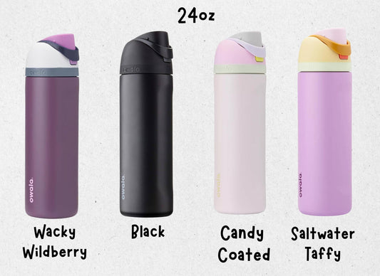 Custom Engraved Owala, Disney Villains Cruella Maleficent Ursula 24oz Free Sip, Engraved tumbler, Disney Cup