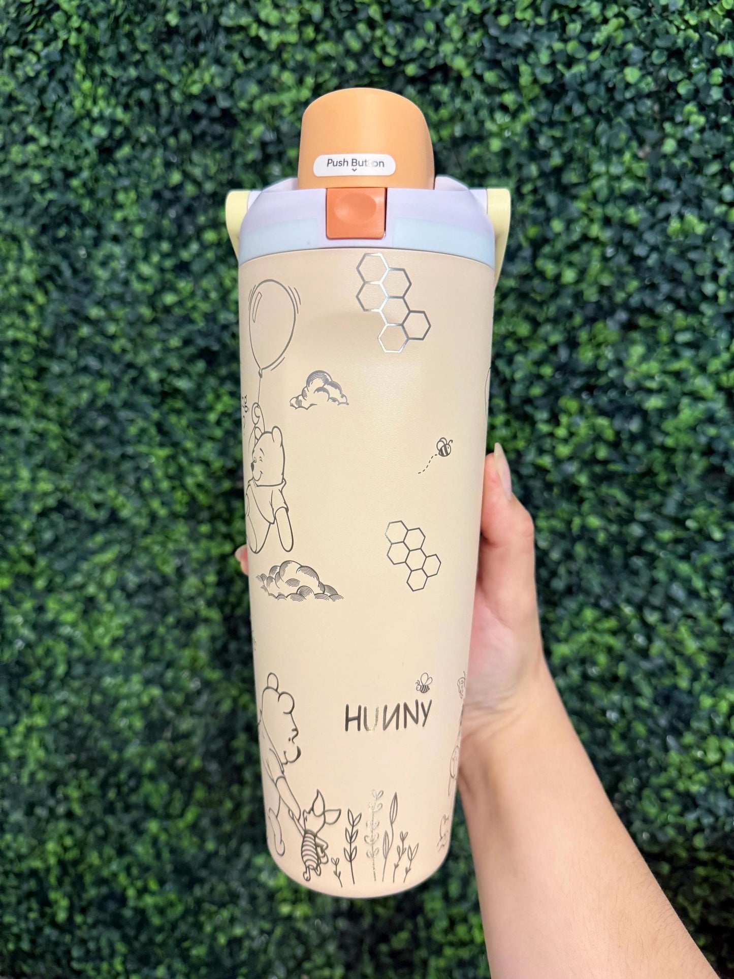 Custom Engraved Owala, Disney Winnie the Pooh, 30oz Free Sip Sway, Laser Engraved, Pooh bear Tumbler, Disney engraved gifts, Pooh & Friends