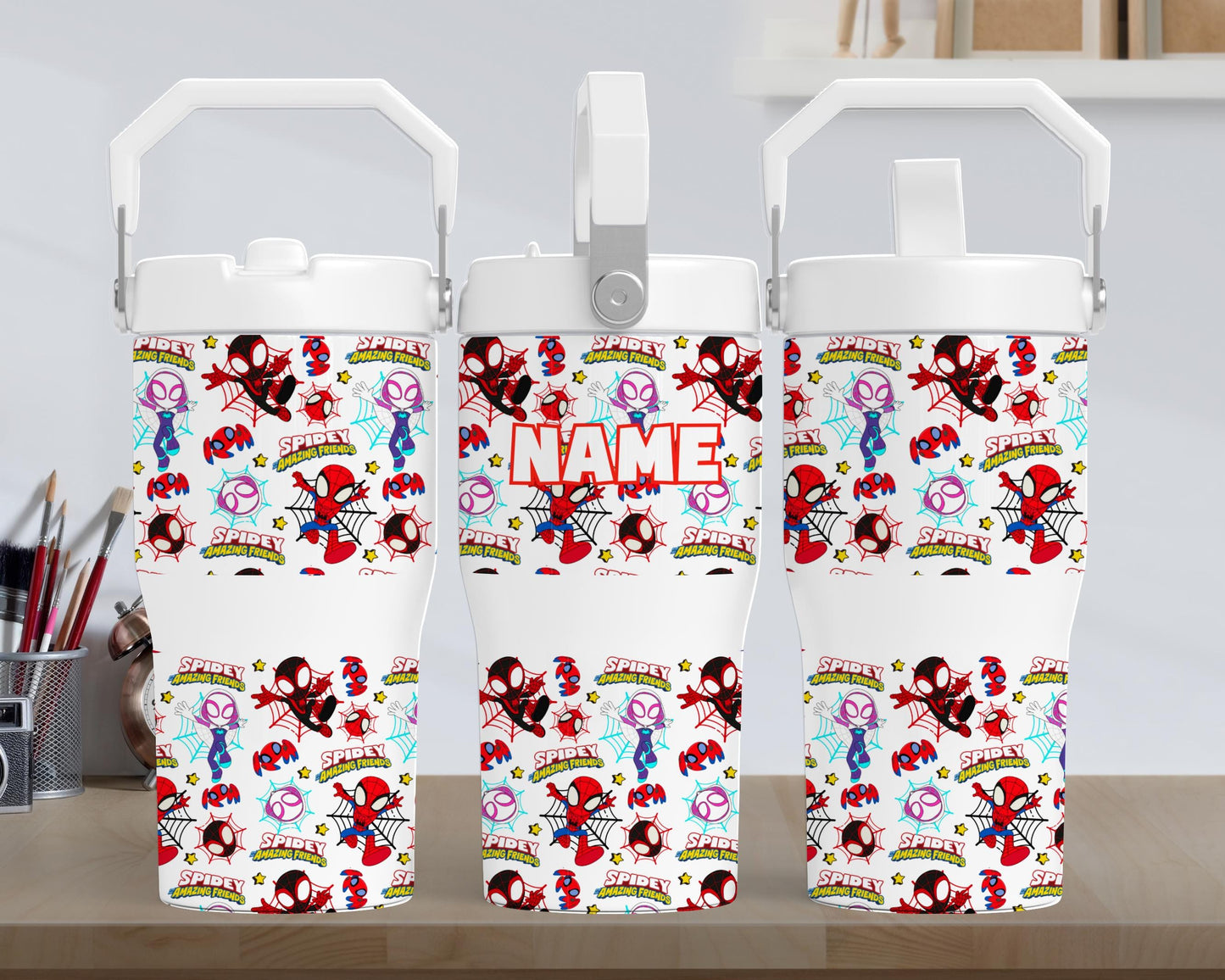 Spidey and Friends 20oz Tumbler for Kids, Personalized