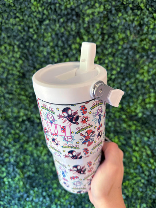 Spidey and Friends 20oz Tumbler for Kids, Personalized