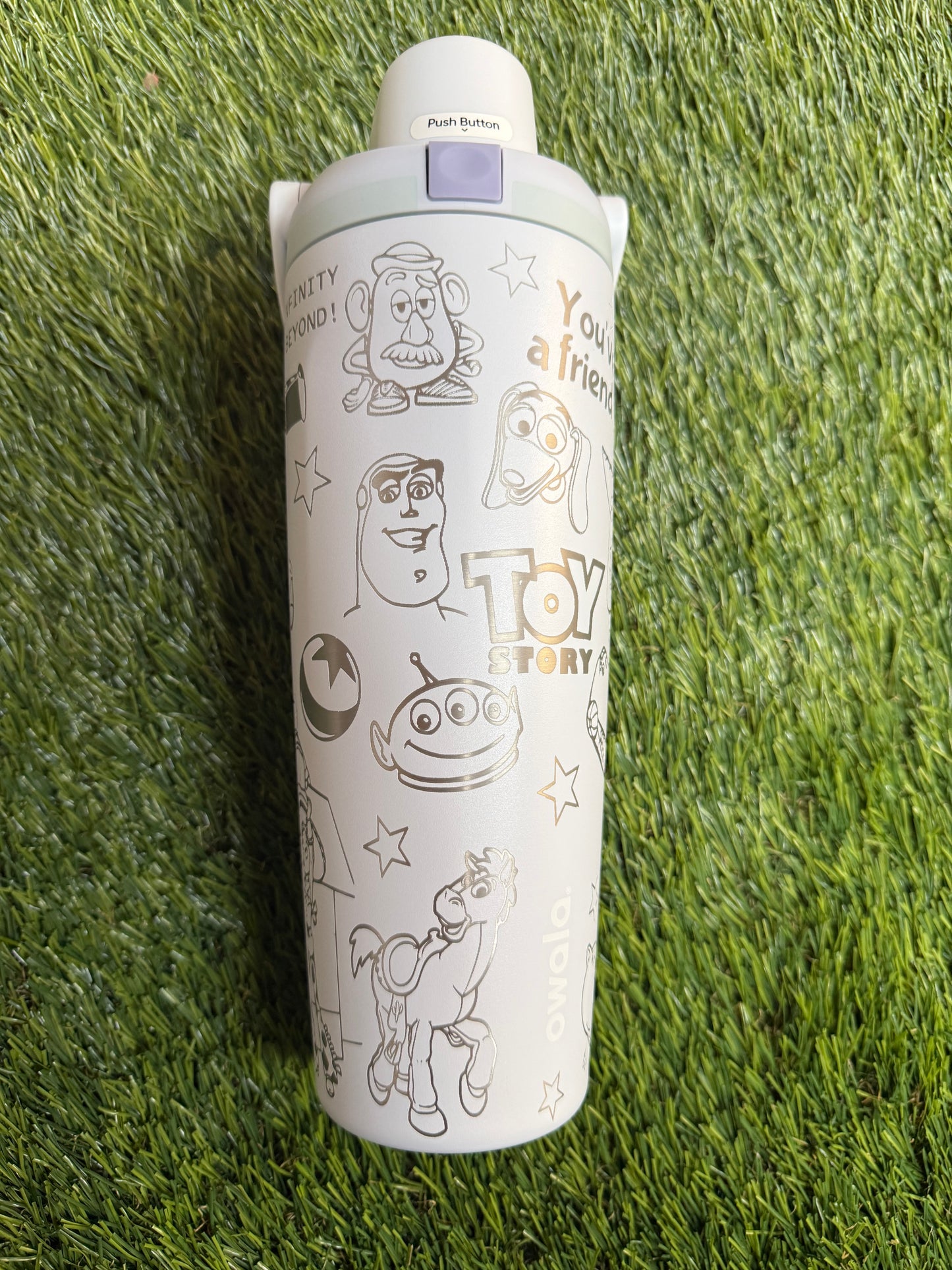 Toys Engraved Owala Water Bottle
