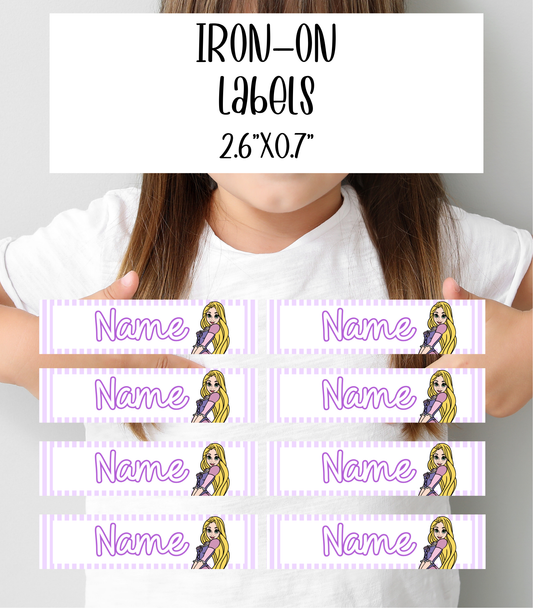 Iron-On Disney Clothing Labels, Pack of 8