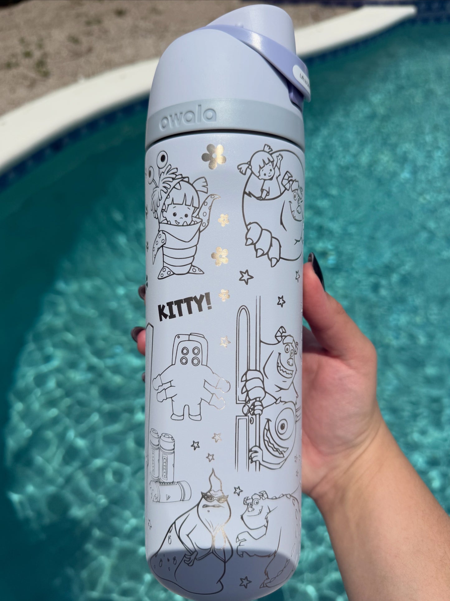 Engraved Owala Sulli and Friends Free Sip 24 or 32oz