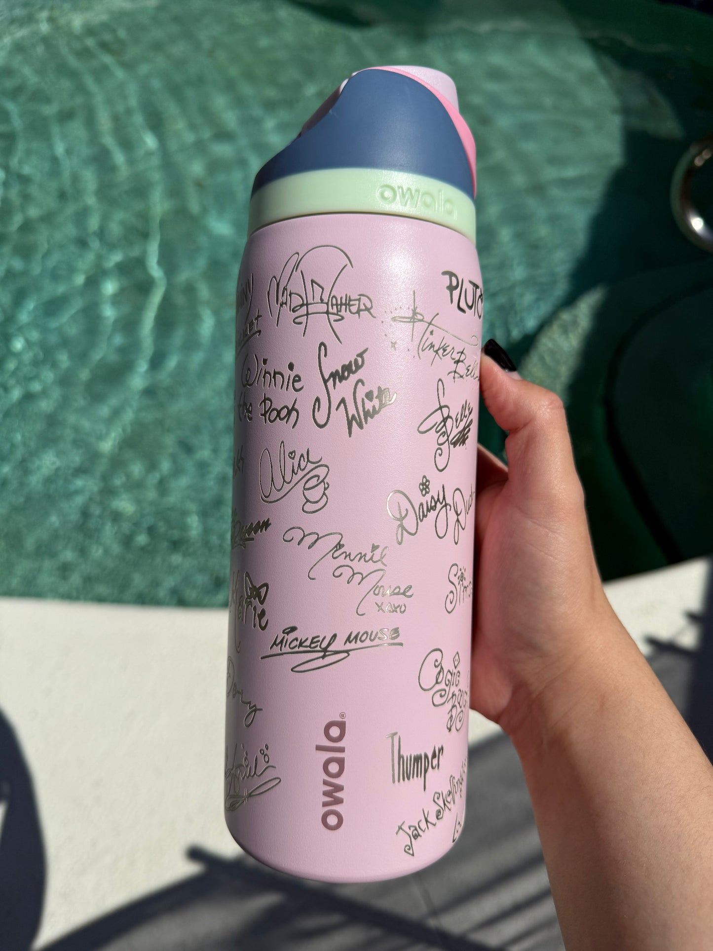 Disney Autographs All Pals Owala Engraved Free Sip