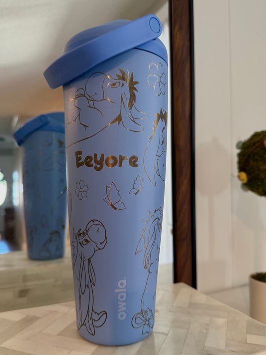 Eyeore Engraved Owala Free Sip, Pooh and Friends