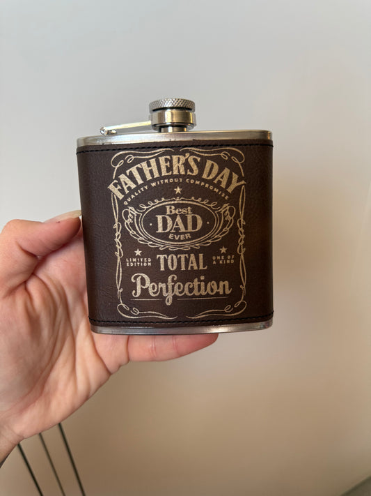 Father’s Day Whiskey 6oz Hip Flask