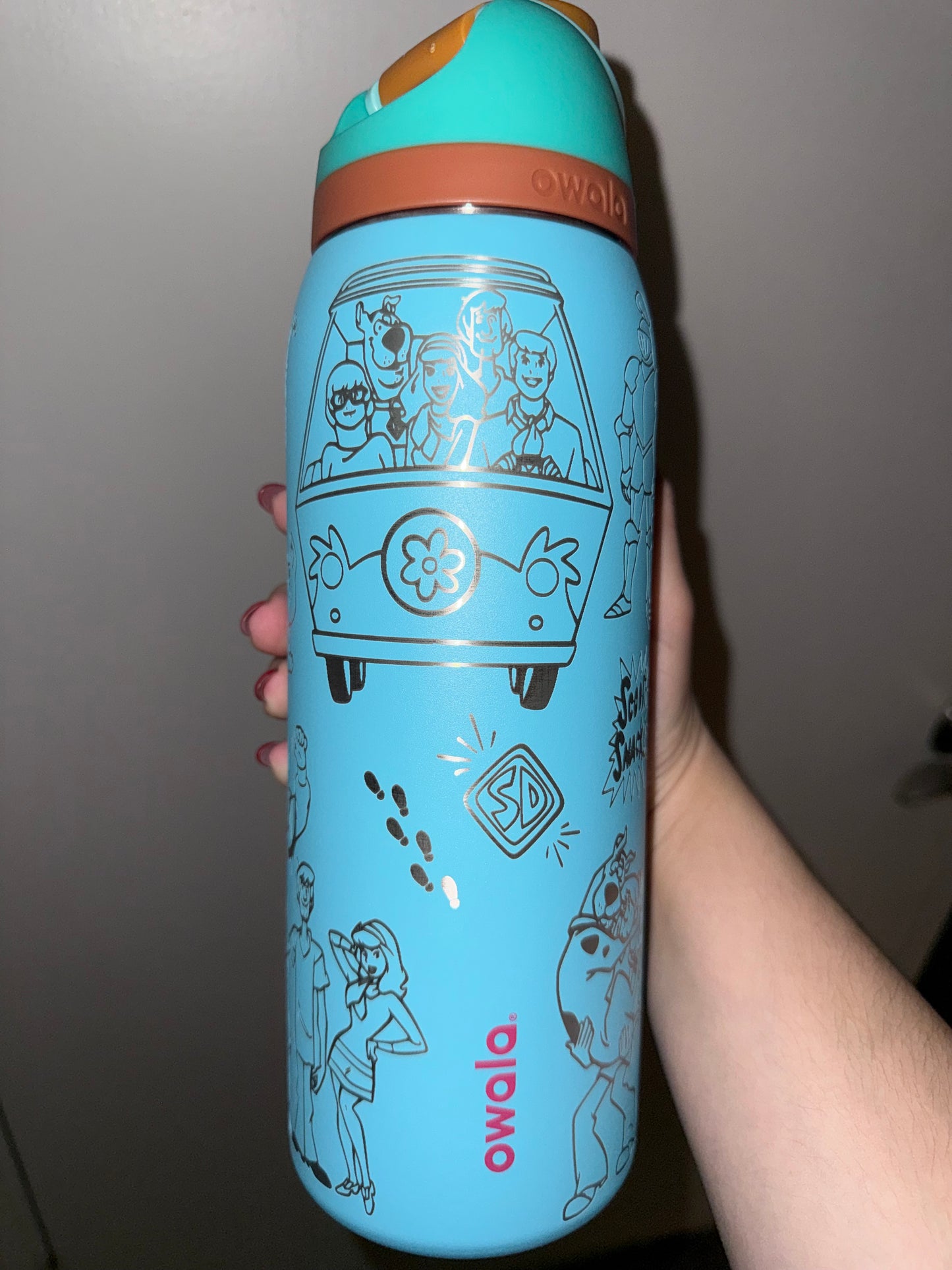 Scooby Doo Engraved Owala Free Sip Mystery Gang Inspired