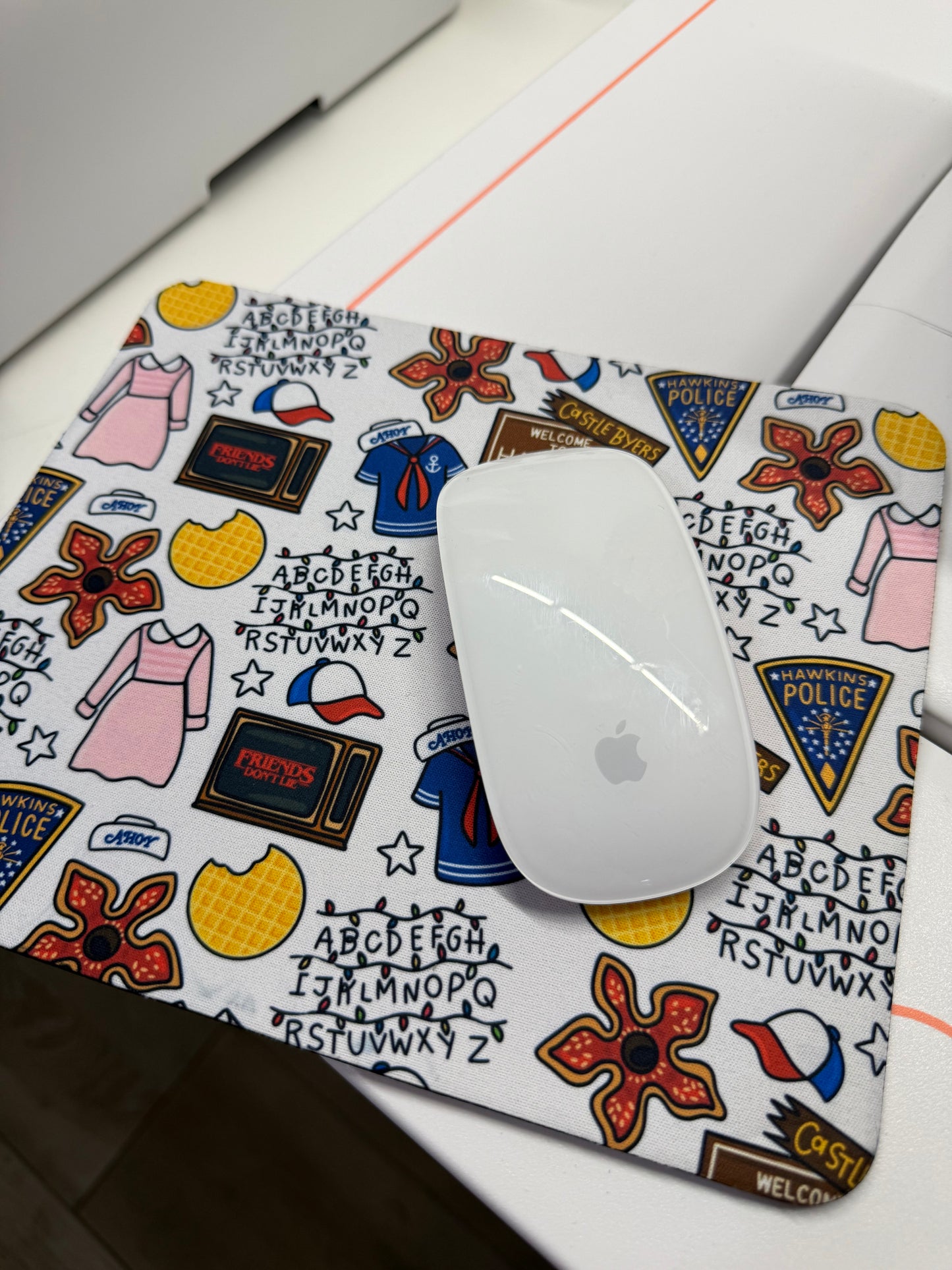 Stranger Things Mousepad Hawkins Inspired