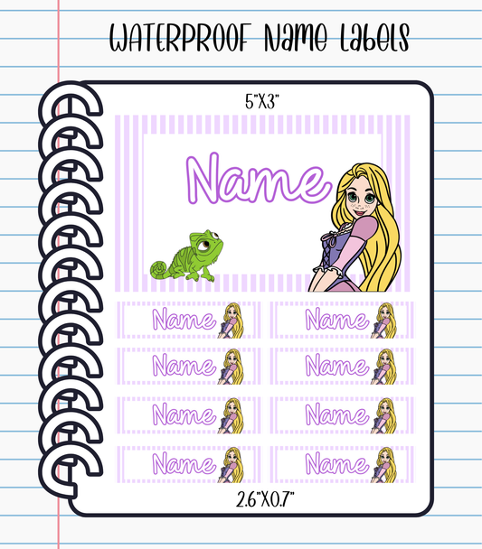 Waterproof Kids Name Labels, Pack of 9