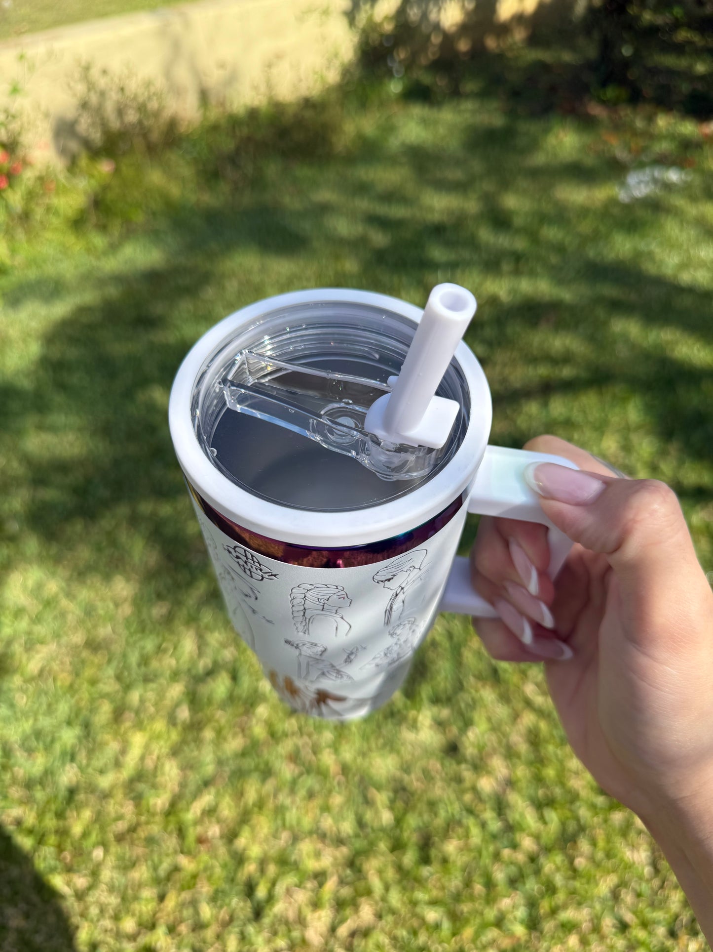 Demon Hunters Tumbler, Kpop 20oz Engraved Cup