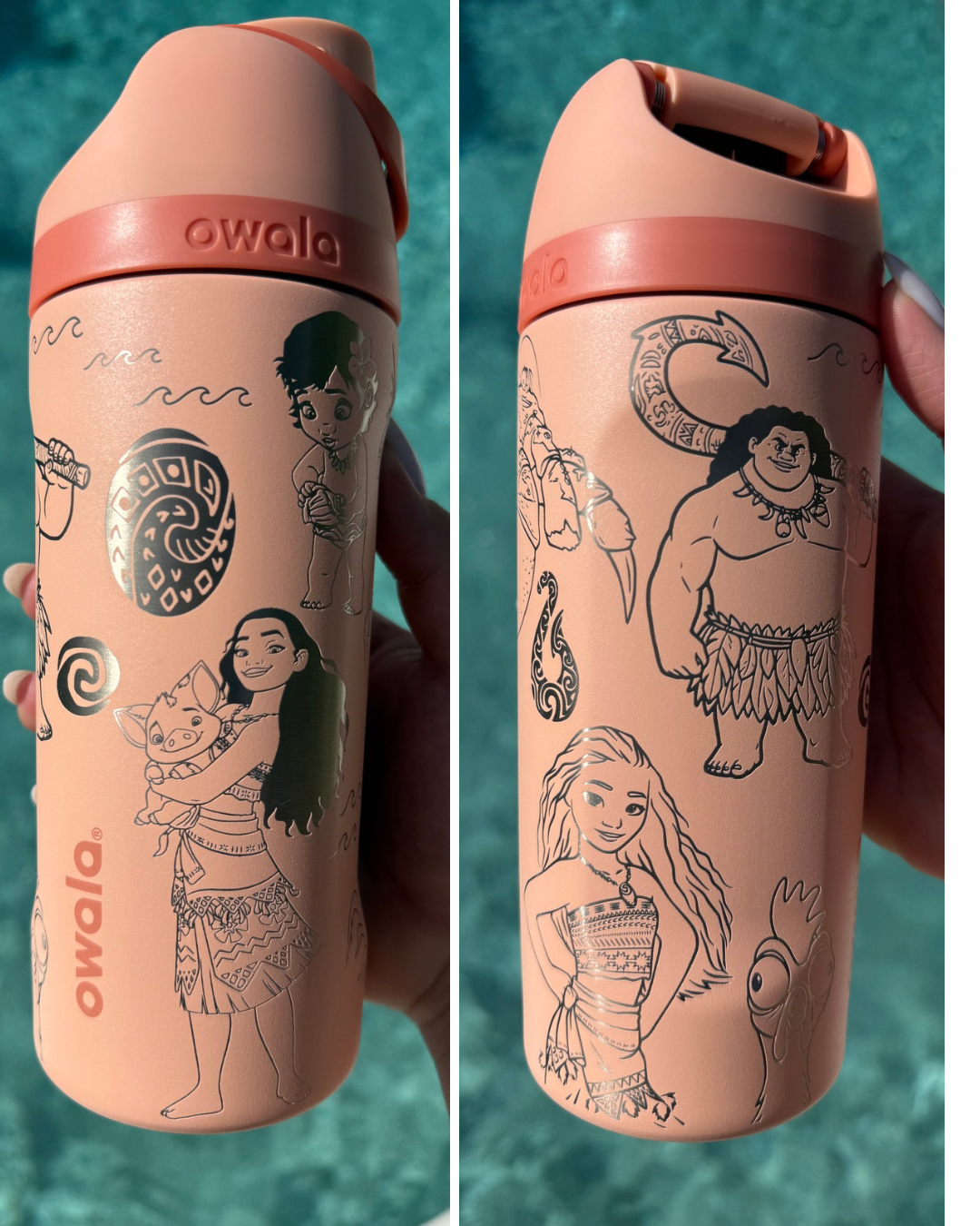 Sea Warrior Princess Engraved Owala Free Sip 16oz