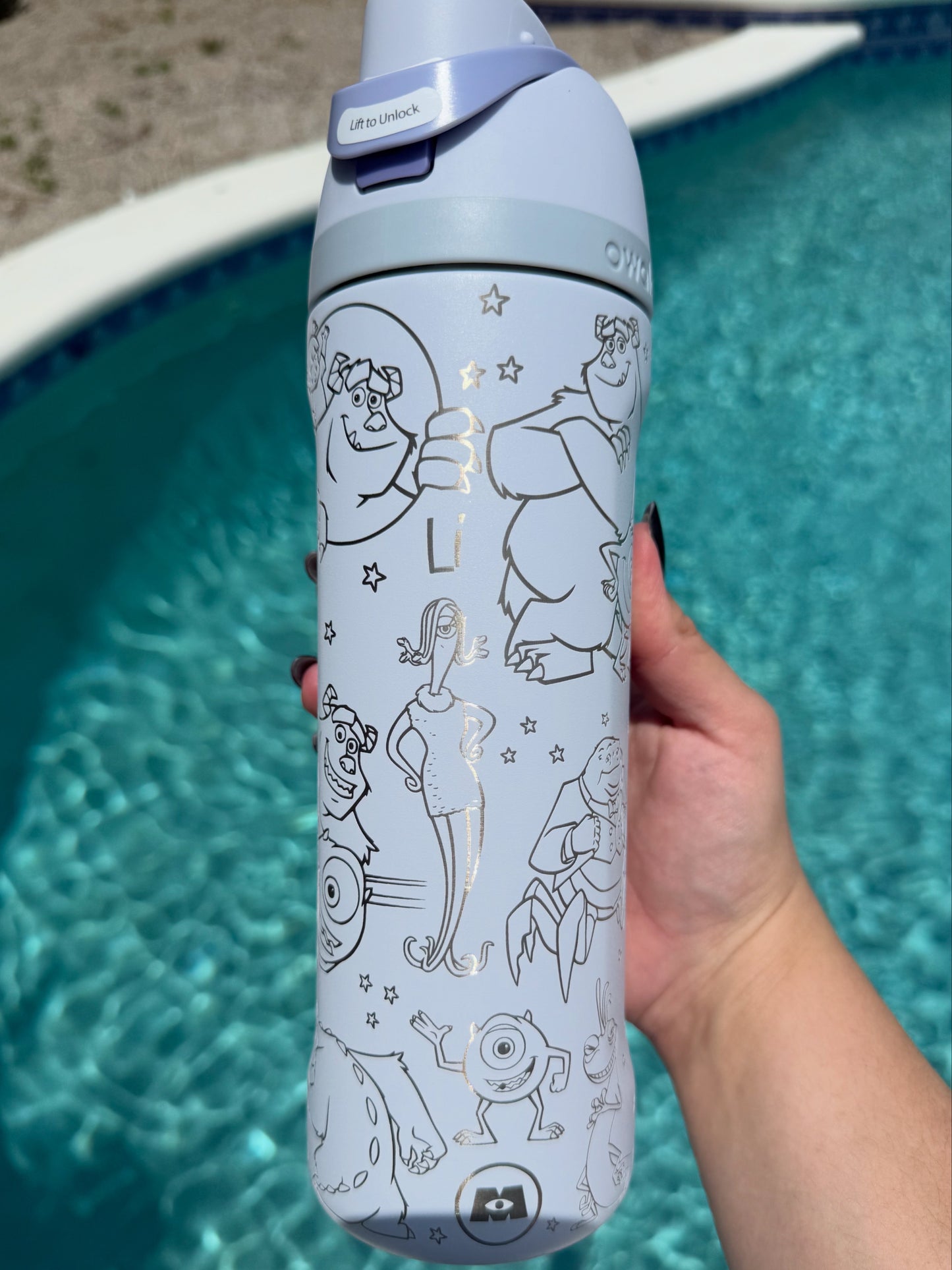 Engraved Owala Sulli and Friends Free Sip 24 or 32oz