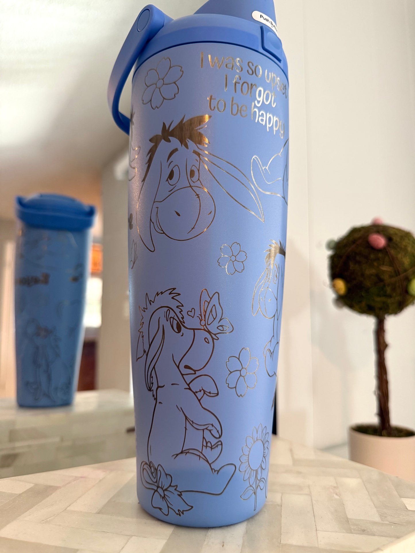 Eyeore Engraved Owala Free Sip, Pooh and Friends