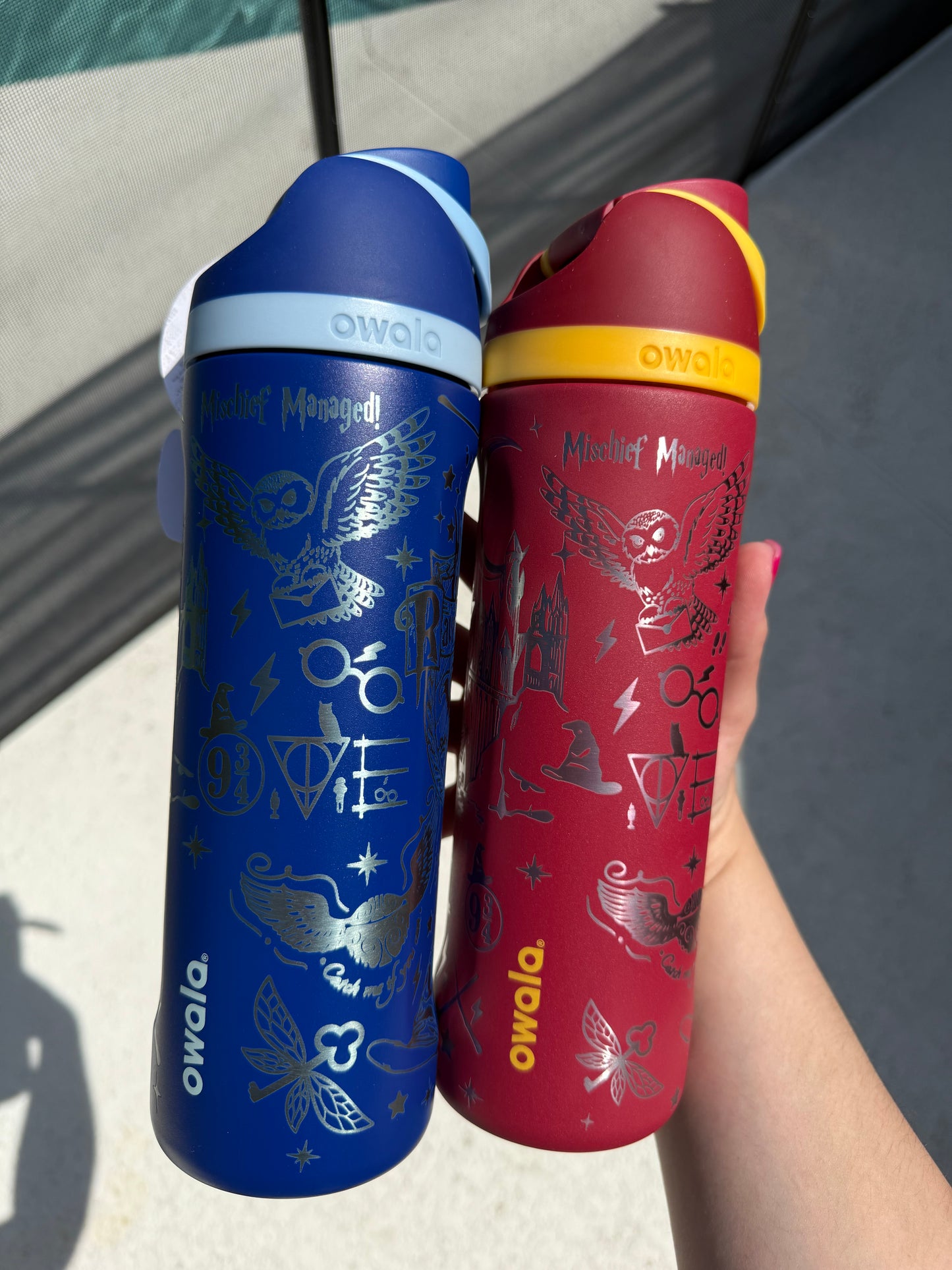 Harry Potter Engraved Owala FreeSip, Gryffindor or Ravenclaw or Hufflepuff