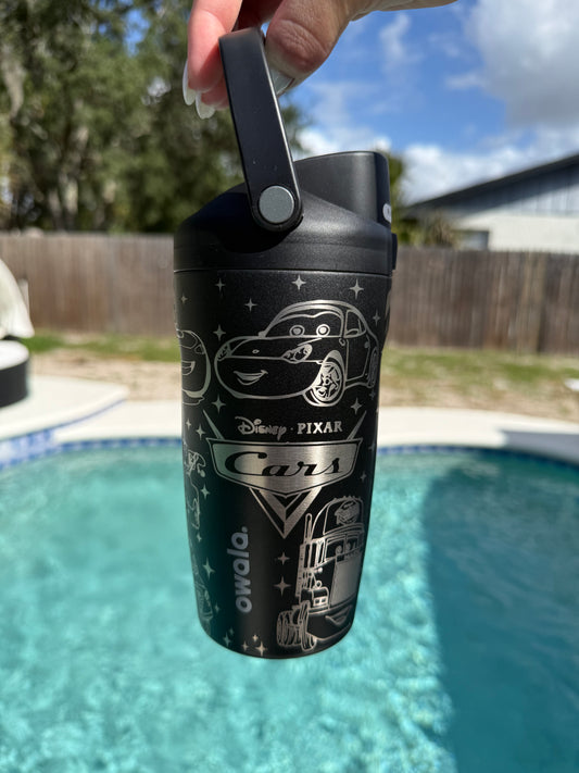 Car Engraved Owala Sip Sway 18oz