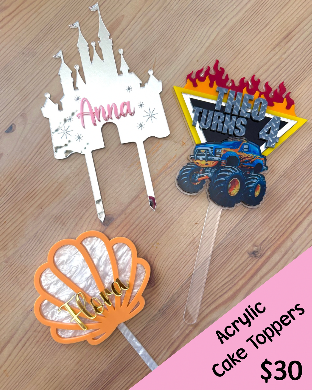 Personalized Cake Topper, Any Theme